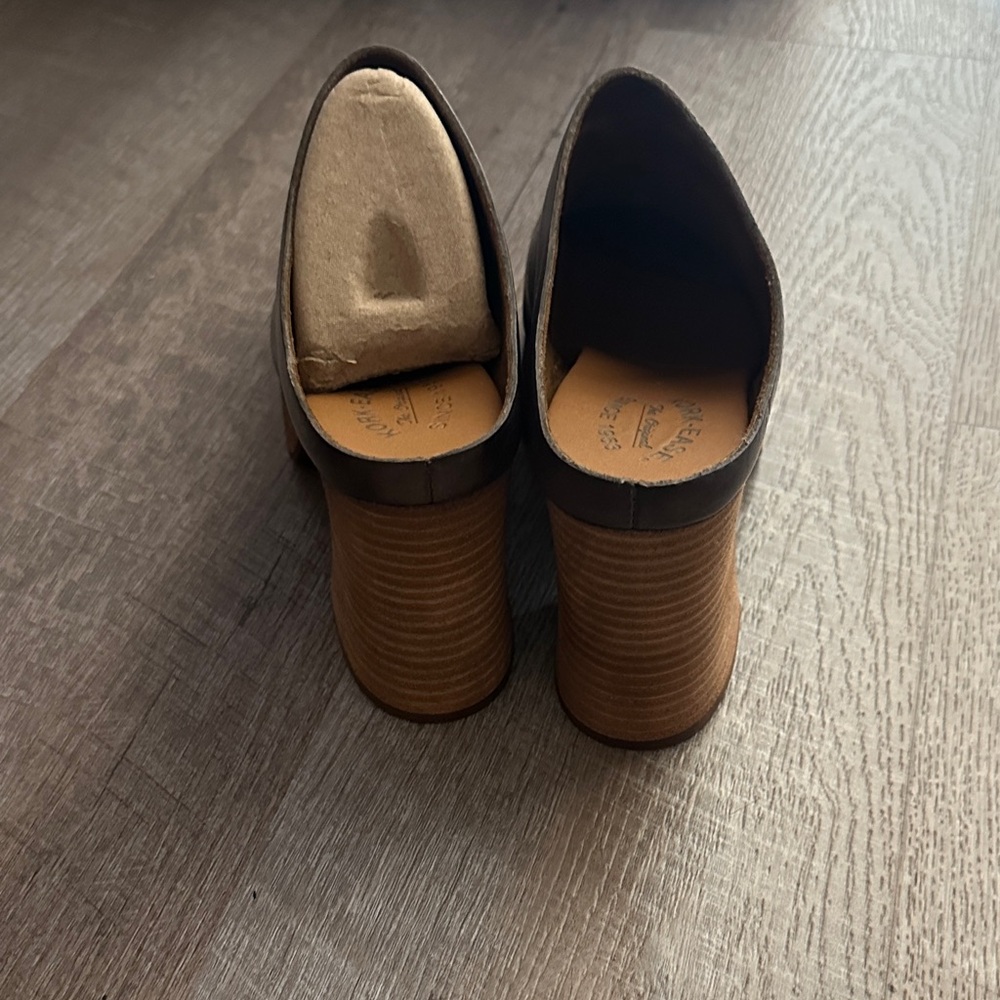 Kork-Ease Dark Brown Leather Slip-On Loafers - Picture 4 of 5